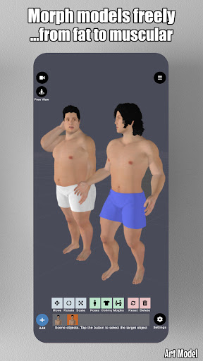 Art Model - 3D Art pose tool Screen 3
