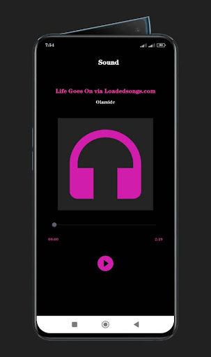 Sound Mp3: Music Player Screen 2