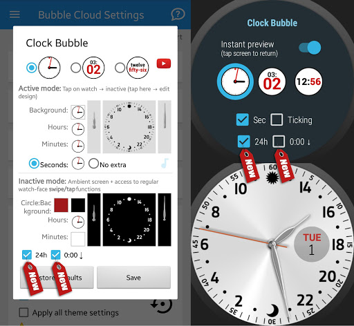 12-24h Analog Watch Face Pack