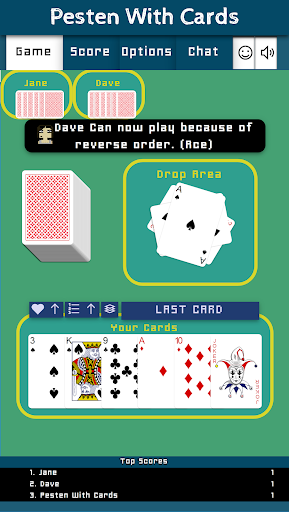 Pesten With Cards Same Room Mu Screen 2