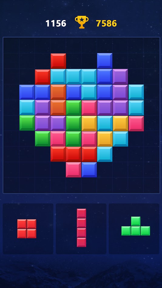 #6. Block Puzzle - Block Game (Android) 来自: Red cat studio-focused puzzle game