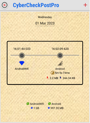 Android application CyberCheckPostPro screenshort