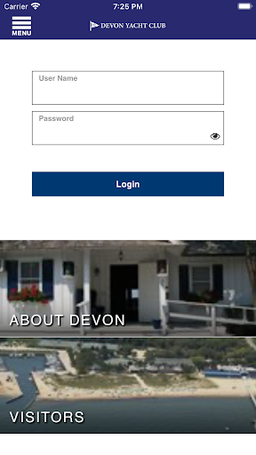 Android application The Devon Yacht Club, Inc. screenshort