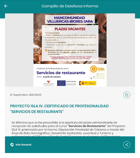 Campillo de Deleitosa Informa Screen 3