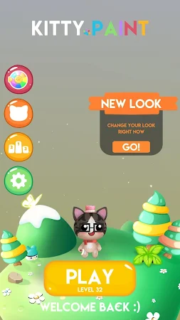 Game screenshot Kitty Paint - Peignez l'anneau mod apk