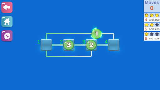 Android application Einstein Castling. Numbers. screenshort