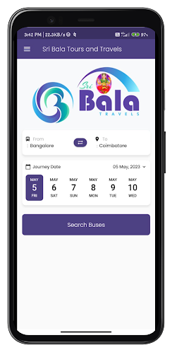 Sri Bala Tours and Travels Screen 2