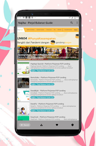 Najiha - Pinjol Bulanan Guide Screen 3