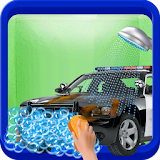 Messy Police Car Wash Salon icon