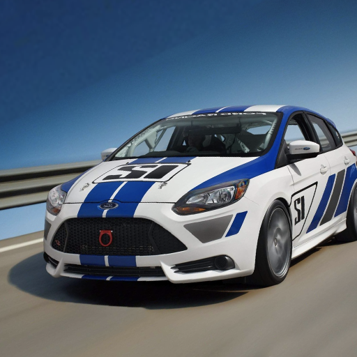 Racing in Car - Ford Focus RS logo