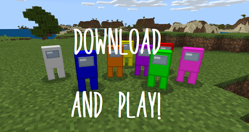 Android application Maps Among Us in Minecraft screenshort