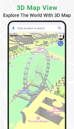 Android application Live Satellite View, GPS Maps screenshort