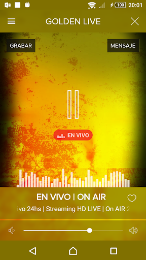 Android application Golden Live Radio screenshort