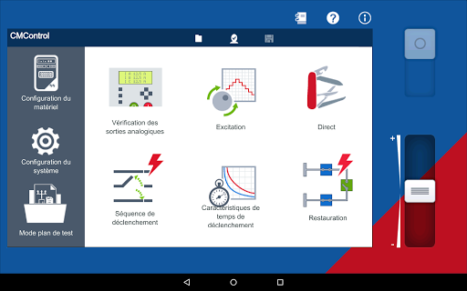 Aperçu de l'application