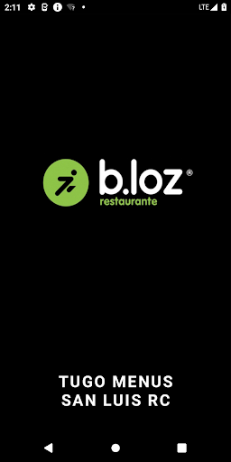 Android application B•Loz Restaurante screenshort