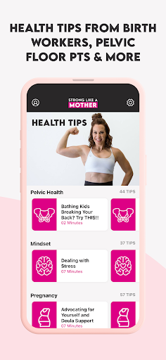 Screenshot of Get Mom Strong