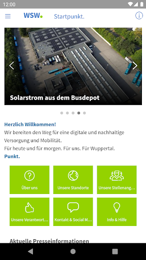 Android application WSW Punkt. screenshort
