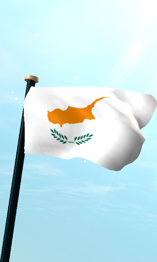 Android application Cyprus Flag 3D Live Wallpaper screenshort