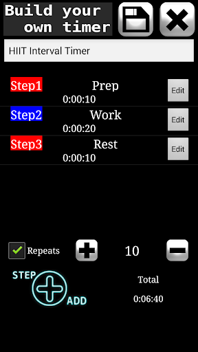 Custom Interval Timer