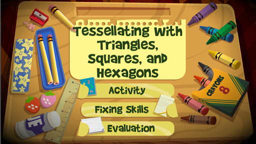 Android application Tessellating Tri Squares & Hex screenshort