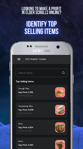 Android application ESO Market Tracker for Xbox screenshort