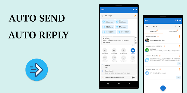 Do It Later Schedule SMS, Auto Reply Text, Whats v4.3.7 Premium APK Mod