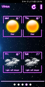 Weather Neon Pro MOD APK (Unlocked) 4