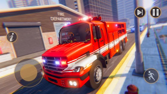 911 Rescue Fire Truck Games 3D 1