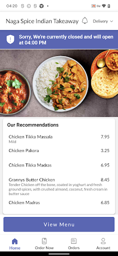 Naga Spice Indian Takeaway Screen 2