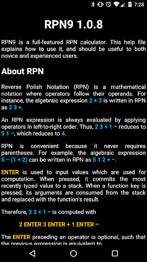 RPN9 Screen 2