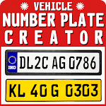 Cover Image of Download Vehicle Number Plates Creator  APK