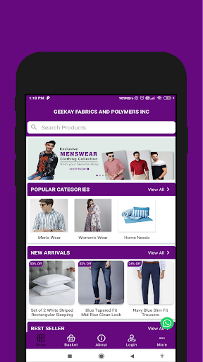 Android application Geekay Fabrics & Polymers INC screenshort