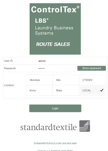 Android application ControlTex® Route Sales screenshort