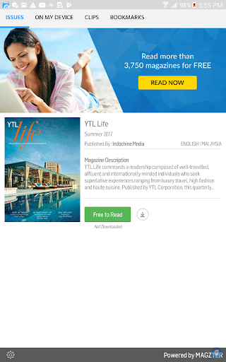 Android application YTL Life Magazine screenshort