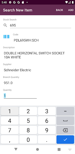 Wholesaler Screen 3
