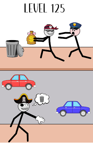 Robber Puzzle Stickman Game Mod Free ADS