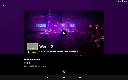 Screenshot of Granger Community Church