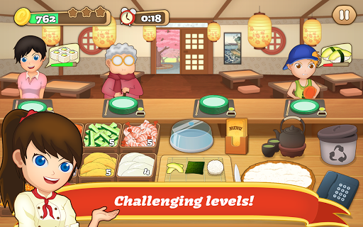 لعبه Sushi Fever - Cooking Game apk مهكر2