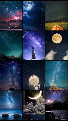 Night Sky Wallpaperのおすすめ画像1