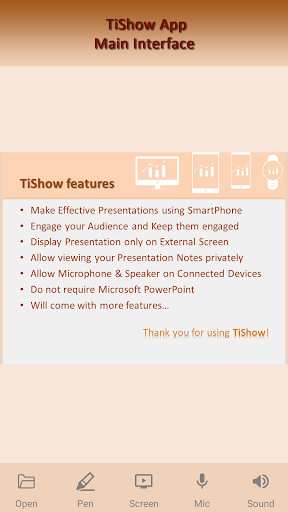 Android application TiShow screenshort