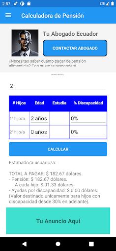 Pensiones Alimenticias Ecuador Screen 3