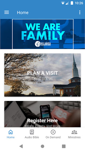 Android application Villa Rica First Baptist screenshort