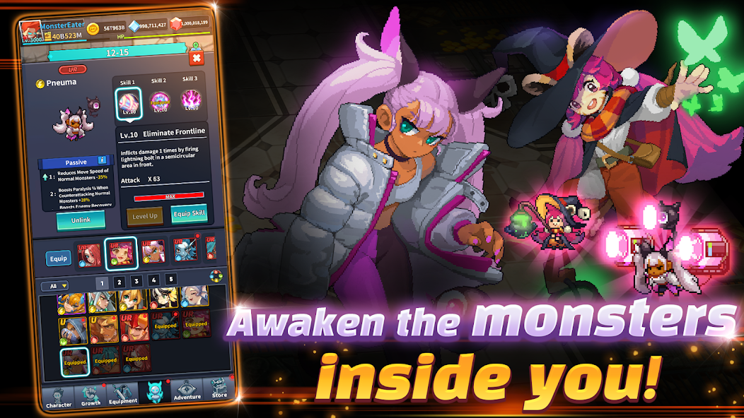 MonsterEater (Idle RPG) banner