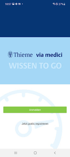 Android application via medici WISSEN TO GO screenshort