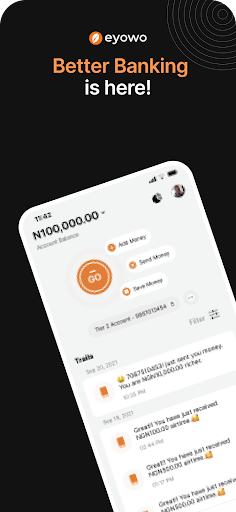 Android application Eyowo X screenshort