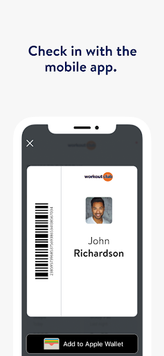 Screenshot of The Workout Club App