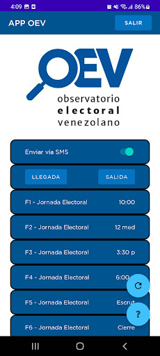 OEV Reportes Screen 3