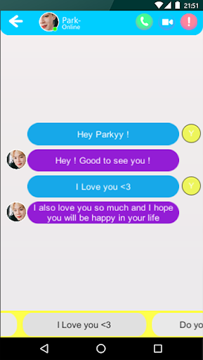Jimin Fake Chat &Video Call Screen 3