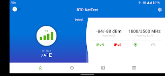 screenshot of RTR-NetTest 3G/4G/5G IPv4/6
