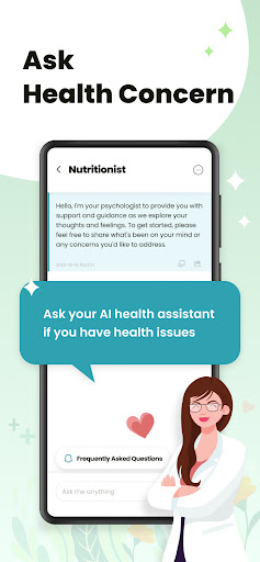 Android application HealthPal - AI Health Advisor screenshort